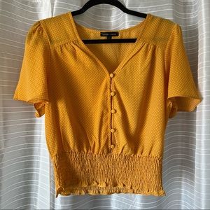 Yellow blouse